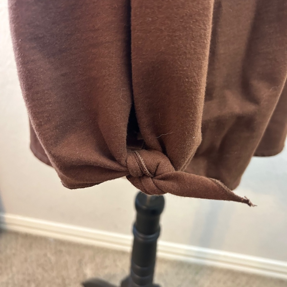 Women’s 3/4 Length Sleeves Brown Blouse‎ | Size XL - Picture 4 of 12